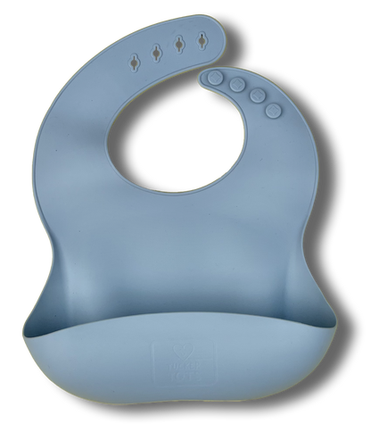 Silicone baby feeding bib