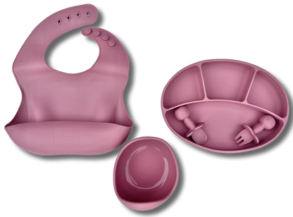 Silicone 5 Piece Feeding Set