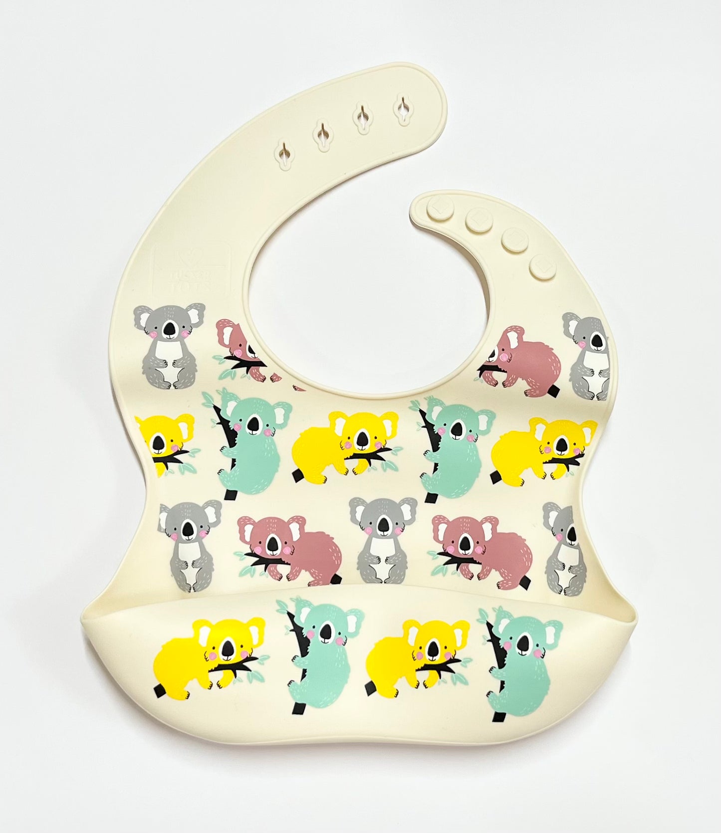 Silicone baby feeding bib