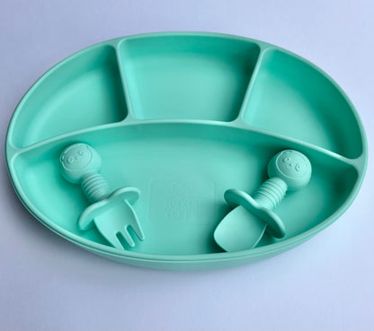 Silicone 5 Piece Feeding Set