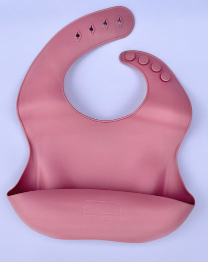 Silicone baby feeding bib